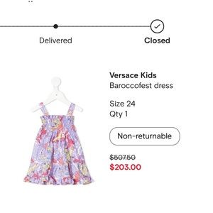 Versace Kids Dress
